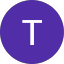 A white letter "T" centered on a solid purple circle with a light gray background, inspired by the minimalist style of Hermann Kanter.