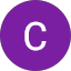 A purple circle with a white, uppercase letter "C" centered inside, representing Carrel Taylor.
