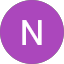 A white letter "N" centered on a solid purple circular background.