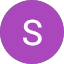 A purple circle with a white, uppercase letter "S" centered inside.