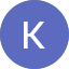 A blue circle with a white capital letter "K" centered inside, representing Kyle Proctor.