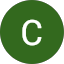 A green circle with a white, uppercase letter "C" centered inside.